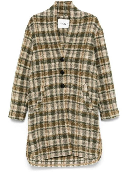 WOMEN S GABRIEL WOOL BLEND COAT MA0019FB B3D04EKAEC - ISABEL MARANT ETOILE - BALAAN 1