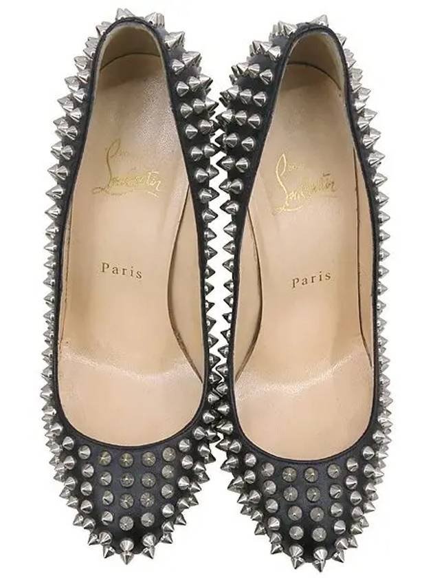 Studded black leather pumps women s shoes - CHRISTIAN LOUBOUTIN - BALAAN 5