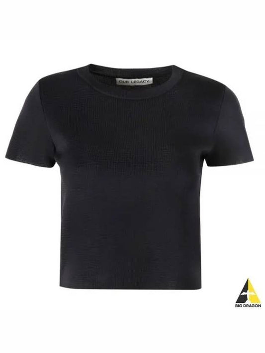 23 Knit T-Shirt W2233KTB Crop - OUR LEGACY - BALAAN 2