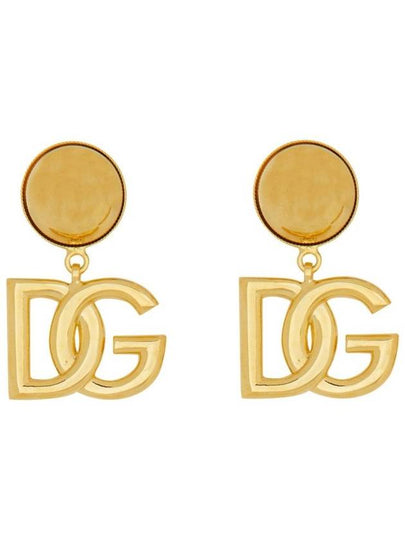 DG logo clip-on earrings gold - DOLCE&GABBANA - BALAAN 2