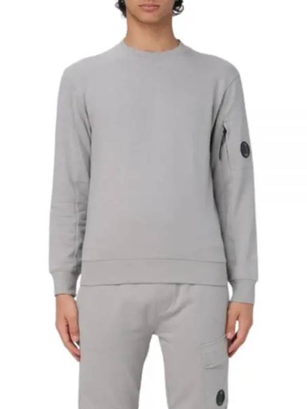 Diagonal Raised Fleece Sweatshirt Grey - CP COMPANY - BALAAN 2