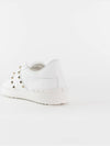 Rockstud Untitled Leather Men s Sneakers BIANCO 1Y2S0931 BHS - VALENTINO - BALAAN 4