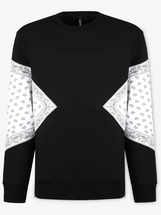 Men's Bandana Black Sweatshirt - NEIL BARRETT - BALAAN 3