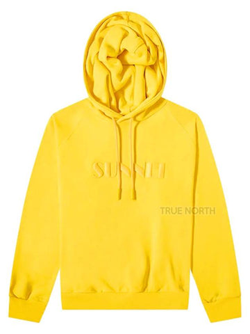 CRTWXJER009 COT007 T024 Logo Embroidery Hooded Sweatshirt Yellow - SUNNEI - BALAAN 1