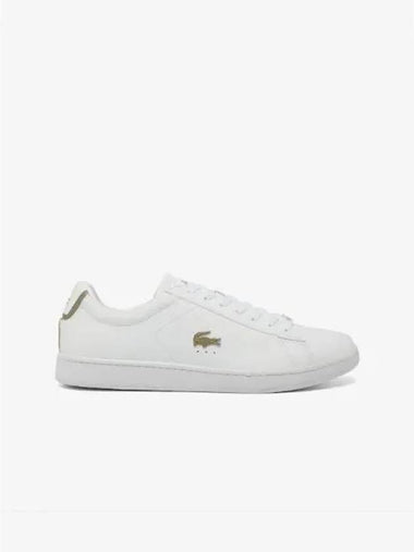 Men s Carnaby Evo Leather Platinum Detail Sneakers RZ0006M54N 21G Domestic Product GQ2N24082972170 - LACOSTE - BALAAN 1