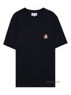 Speedy Fox Patch Comfort Short Sleeve T-Shirt Black - MAISON KITSUNE - BALAAN 2