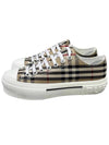 Vintage Check Cotton Sneakers Archive Beige - BURBERRY - BALAAN 3