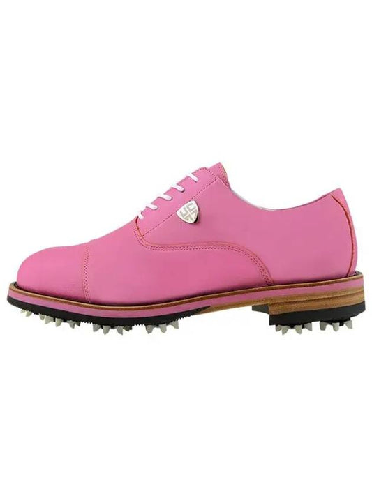 Icon Spike Collar Classic Golf Shoes Pink - HENRY STUART - BALAAN 1