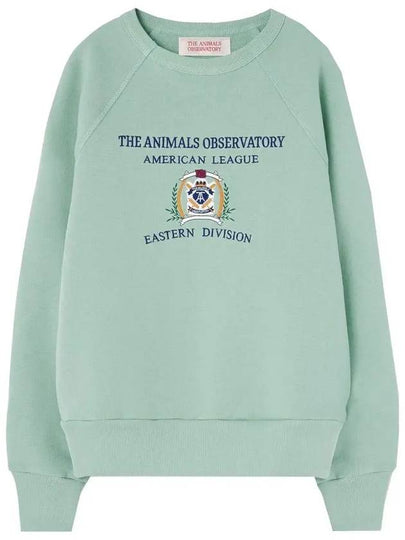 Kids Logo Embroidered Sweatshirt Light Green S24030 308BX - THE ANIMALS OBSERVATORY - BALAAN 2