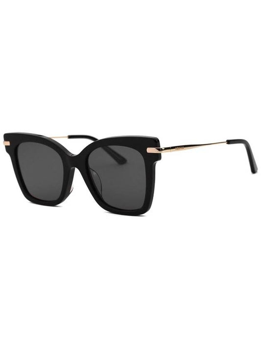 AG E110S C1 Cat eye oversized horn rimmed women s luxury sunglasses - AGATHA - BALAAN 1