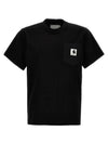 Logo Patch Short Sleeve T-Shirt Black - SACAI - BALAAN 1