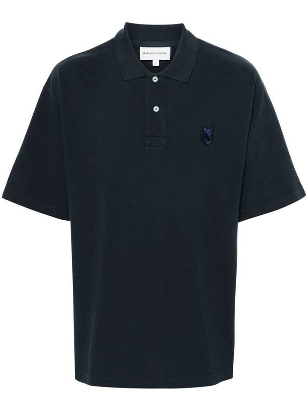 Maison Kitsuné Polo Shirt With Fox Patch - MAISON KITSUNE - BALAAN 1