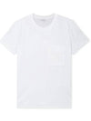 Pocket Cotton Jersey Short Sleeve T-shirt White - MAX MARA - BALAAN 2