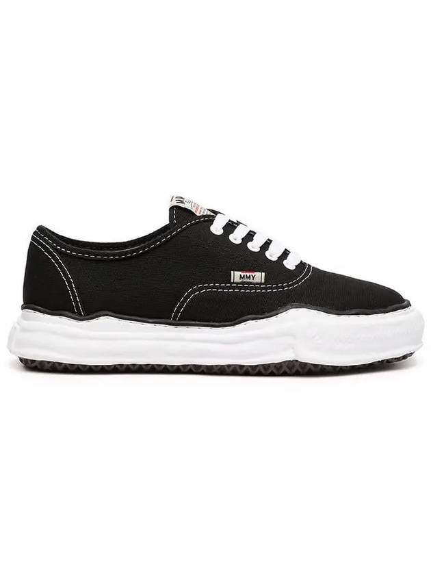 Baker OG Sole Canvas Low Top Sneakers Black - MAISON MIHARA YASUHIRO - BALAAN 2