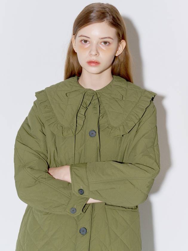 SAILOR KARA QUILTED COAT KHAKI - OPENING SUNSHINE - BALAAN 5