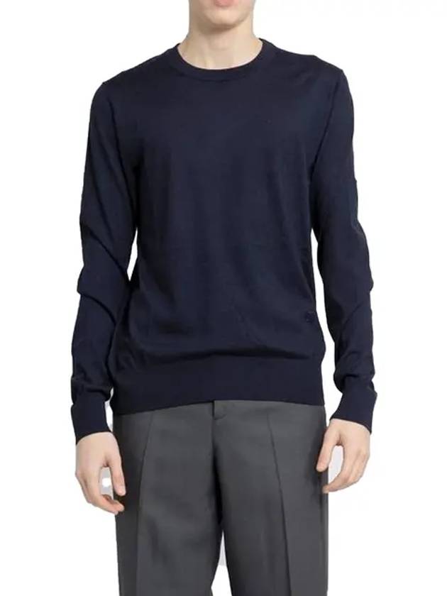 CD Icon Signature Cashmere Jersey Knit Top Navy - DIOR - BALAAN 3