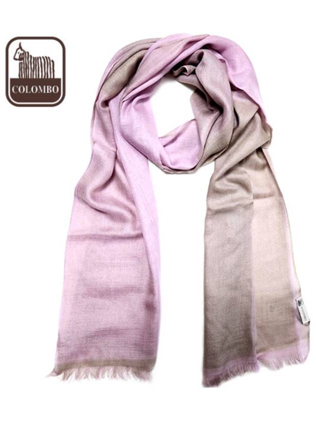 Women's Cashmere Silk Muffler Pink 2675ST15 1510 - COLOMBO - BALAAN 1