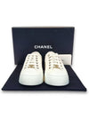 Tweed gold brooch sneakers - CHANEL - BALAAN 10