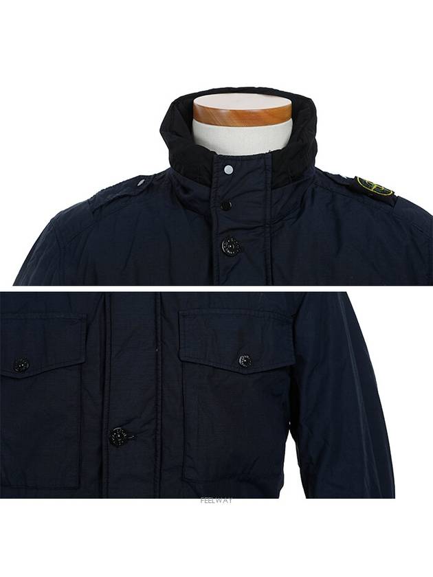 Waffen Patch Naslan Light Watteau Parka Navy - STONE ISLAND - BALAAN 6