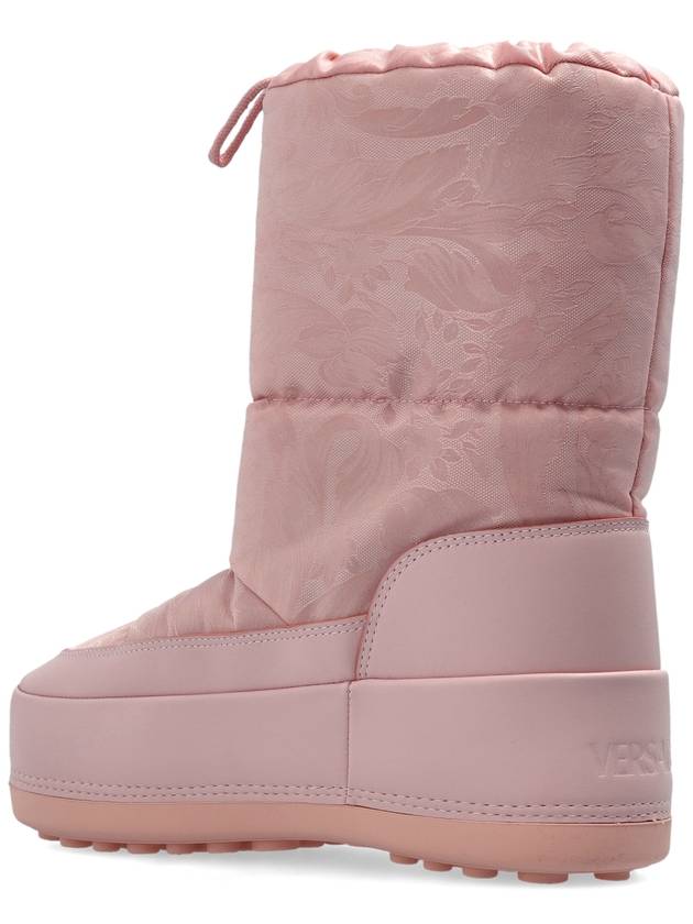 Versace Snow Boots With Barocco Pattern, Women's, Pink - VERSACE - BALAAN 5