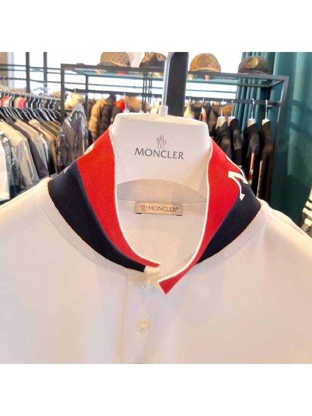 Men's 8A70510 84556 001 Under collar logo PK polo shirt - MONCLER - BALAAN 6