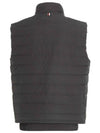 4 Bar Poly Twill Down Vest Grey - THOM BROWNE - BALAAN 3