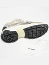 Fabric Laminated Low Top Sneakers Gold - CHANEL - BALAAN 11