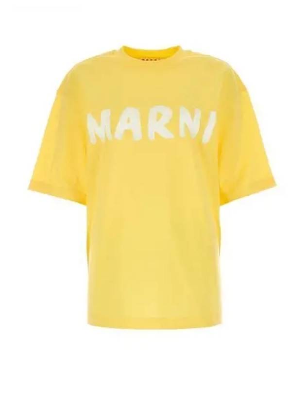 24 THJET49EPHU SCS11 L1Y20 LOGO COTTON T SHIRT - MARNI - BALAAN 1