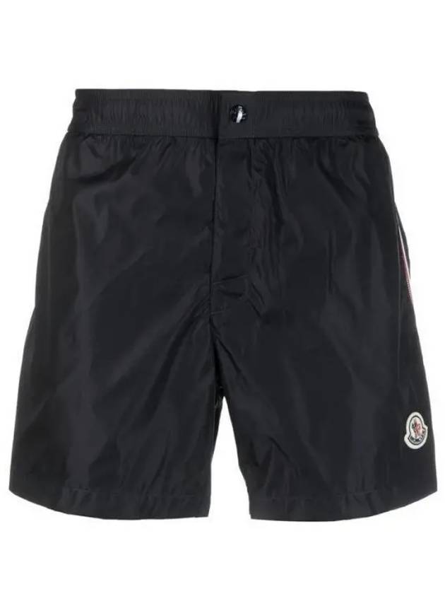 Logo Swim Shorts Black - MONCLER - BALAAN 2