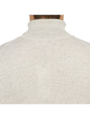 Fox Head Patch Turtleneck Knit Top Light Grey Melange - MAISON KITSUNE - BALAAN 8