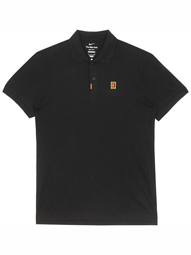 Genuine Court Dry Fit Heritage Slim Tennis Polo DA4380 010 - NIKE - BALAAN 1