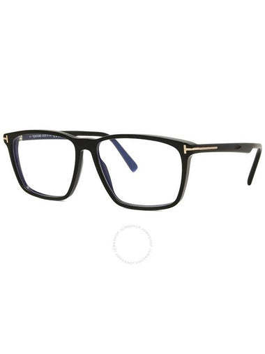 Tom Ford Blue Light Block Square Men's Eyeglasses FT5959-B 001 56 - TOM FORD - BALAAN 1