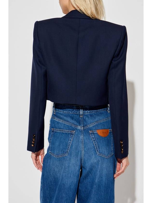 Chloé Short Jacket, Women's, Navy Blue - CHLOE - BALAAN 4