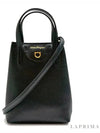 Gancini Mini Bag Black - SALVATORE FERRAGAMO - BALAAN.