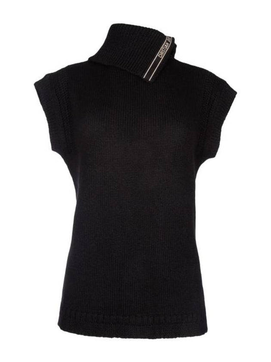 Christian Turtleneck 444S25AM312 9000 Black - DIOR - BALAAN 1