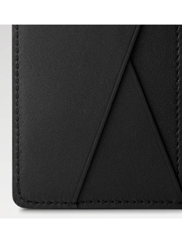 Aerogram Pocket Organizer Card Wallet Black - LOUIS VUITTON - BALAAN 5