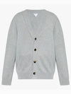 Classic Cashmere Cardigan Grey - BOTTEGA VENETA - BALAAN 2