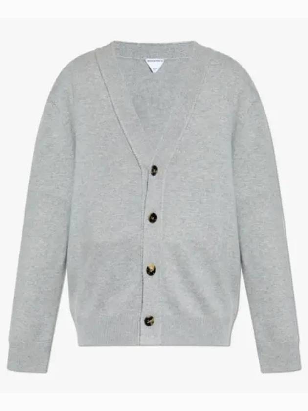 Classic Cashmere Cardigan Grey - BOTTEGA VENETA - BALAAN 2