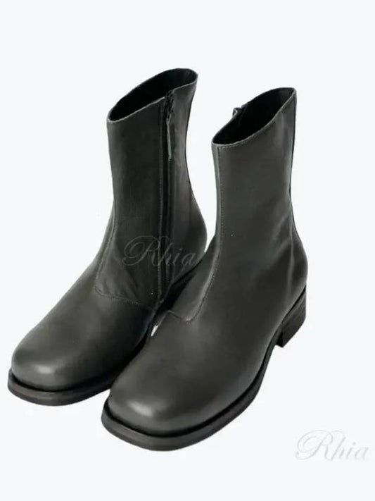 Camion Leather Ankle Boots Ash Gray - OUR LEGACY - BALAAN 2