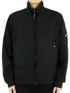 Tylon L Zipper Long Sleeve Shirt Black - CP COMPANY - BALAAN 3