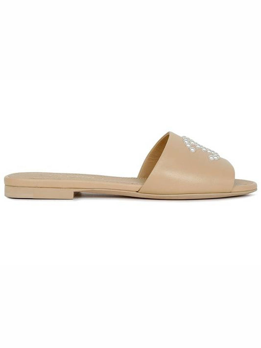 Beige Pearl CC Sandals Slippers G38360 - CHANEL - BALAAN 1