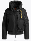 Women's GOBI Hooded Bomber Padded Jacket Black - PARAJUMPERS - BALAAN 3