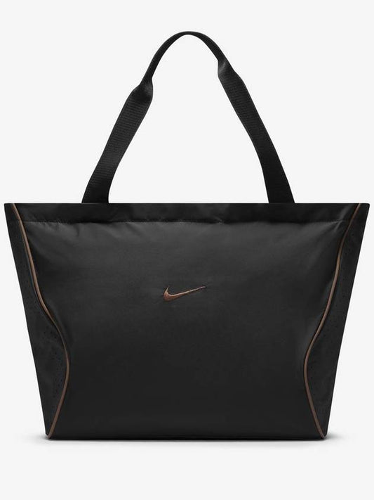 Logo Essentials Tote Bag Black - NIKE - BALAAN 2