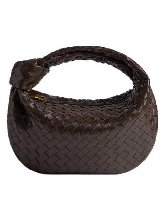 Teen Jodie Intrecciato Leather Tote Bag Brown - BOTTEGA VENETA - BALAAN 2