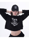 Len Crop Long Sleeve T Shirt Black - CLUT STUDIO - BALAAN 2