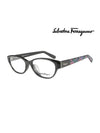 Oval Plastic Eyeglasses Black - SALVATORE FERRAGAMO - BALAAN 3