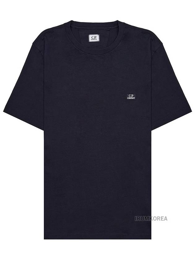 30/1 Jersey Logo Short Sleeve T-Shirt Navy - CP COMPANY - BALAAN 9