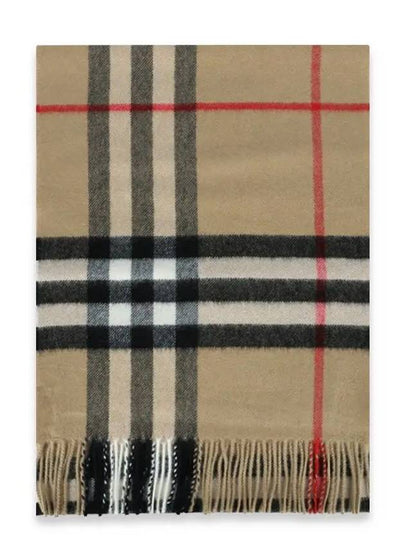 Classic Check Cashmere Scarf Beige - BURBERRY - BALAAN 2