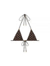 Triomphe Monogram Triangle Top Brown - CELINE - BALAAN 2