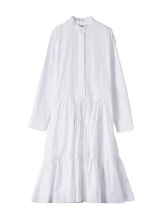 Cotton poplin shomijie dress white - MARNI - BALAAN 1